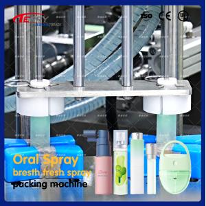 35-40 Bottles/Min Production Rate Spray Bottle Filling Machine for Breath
