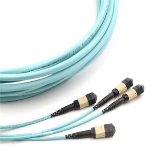 1-24 Fiber MPO/MTP Fiber Optic Patch Cord 10G 50/125µM OM3 Various Lengths