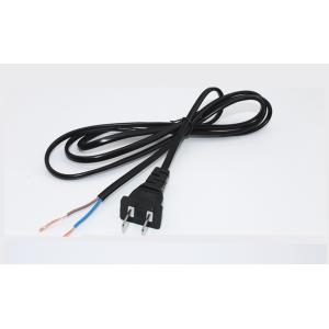 2 Pin Plug 220V AC Power Cable With Stripped Tinned End 1.5m/2m/3m Power Cord