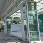 Folding Glass Movable Partition Wall Active Sliding Aluminium With Partition