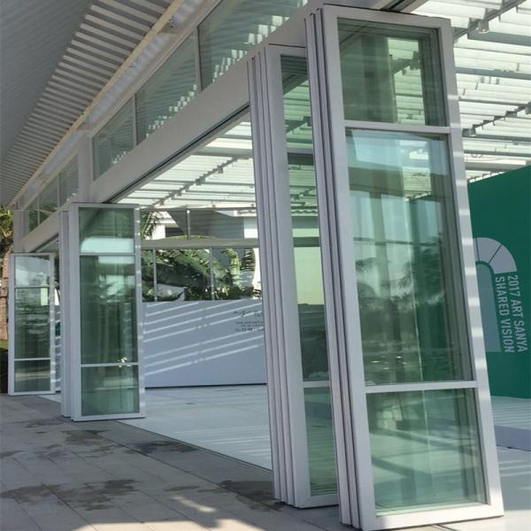 Folding Glass Movable Partition Wall Active Sliding Aluminium With Partition