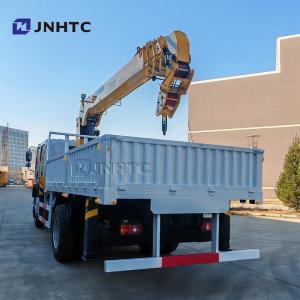 Howo Mini 4*4 6 Wheeler Double Row Cab Cargo Truck With Telescopic Boom Crane