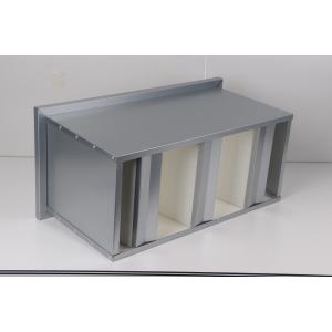 Aluminum Steel Frame Box V Type Filter , Stable HEPA Air Filters For AHU System