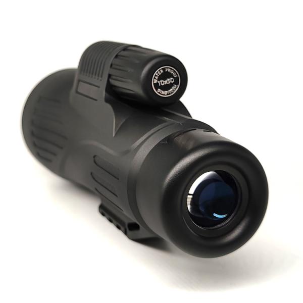 HD BAK4 Prism Monocular Mobile Phone Telescope 10x50 12x50 Waterproof for Adults