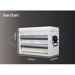 TYXD Metal Storage Box Box with Drawers Desktop Storage Box Cosmetic Storage Box