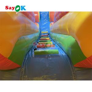 Commercial Grade Water Slide Inflatables Double Slide