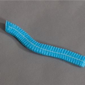Machine Made Non Woven Mob Cap Detectable With Metallic Strip