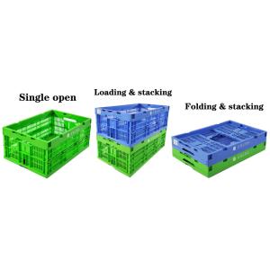 Sustainable Plastic Storage Containers Box Collapsible Crates Stackable Moving
