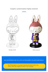 OEM 3D Cartoon Plastic Figures Action Animals Toys With Lion