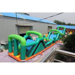 Customized Color Inflatable Obstacle Course White Bounce House Game for Unisex