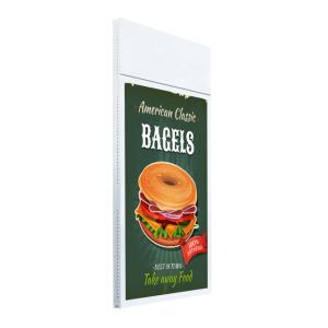 Hanging double sided lcd advertising screen with remote control software