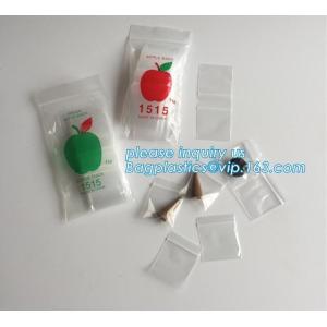 1212 Apple Mini Zip lockk Baggies 17 Color Mix 100 Bags 1/2" X 1/2", cheap 100