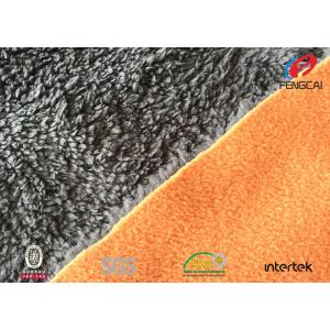 Soft Shell Fabric TPU Coated Fabric Polar Fleece Bonded With Velboa Plush Fabric