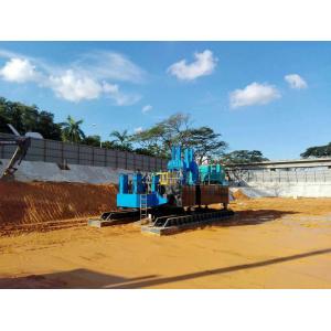 Silent Hydraulic Press In Pile Driver / Small Pile Driving Equipment