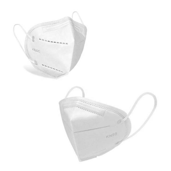 Quality Sanitary Foldable Ffp2 Mask With Elastic Straps / Adjustable Nose Clip for sale