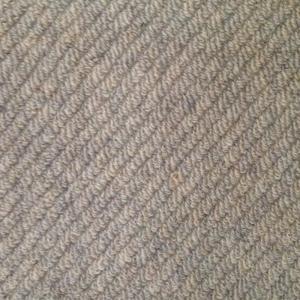 Machine Made Household Wool Berber Carpet With Latex / PVC Back Gray