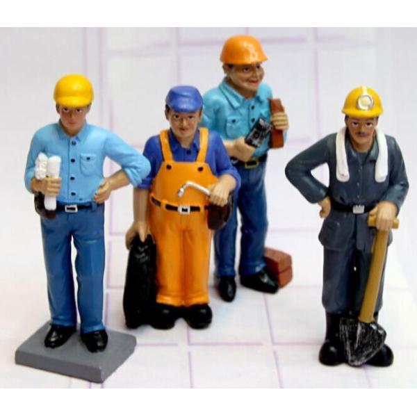 1:20 pit crew color figures--model figures, scale figures,model people,worker