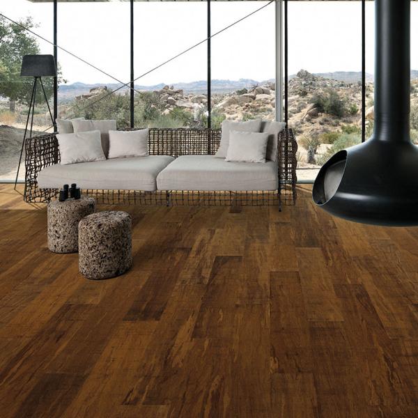 14mm Extra Wide Engineered Stranded Bamboo Parquet Flooring with Varnish from