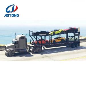 Dual Line Braking System 2/3 Axles Car Transporter Trailer for Vehicle