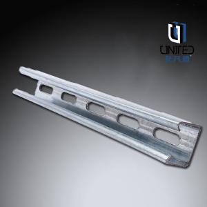 Customized Single Strut Channel Q235 Stainless Steel 304 Unistrut Slotted