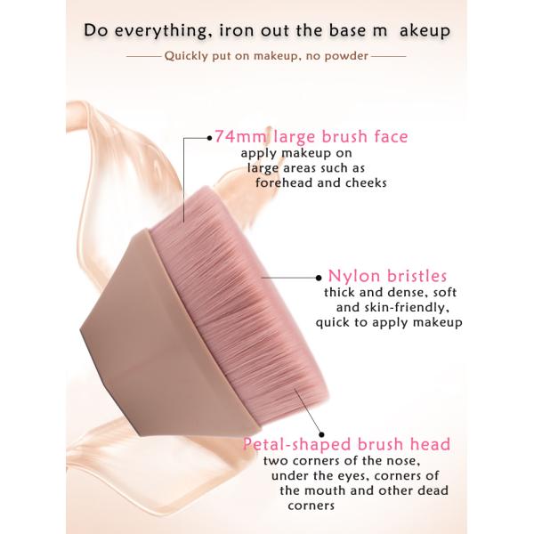 Three Dimensional ISO9001 Diamond Canister Makeup Brush 6*4.2cm