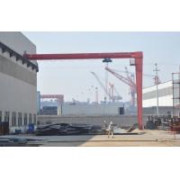 China Yuantai single beam semi gantry crane,single girder gantry crane 10 ton for sale