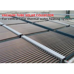 China Eco Friendly Vacuum Tube Solar Collector , Evacuated Glass Tube Solar Collector on sale