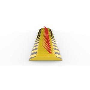 Police Road Tyre Spike Barrier With Reflective Strip , Tyre Deflation Spikes