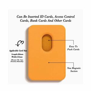 Custom Slim Magsafe Wallet Card Holder For Mobile Phone