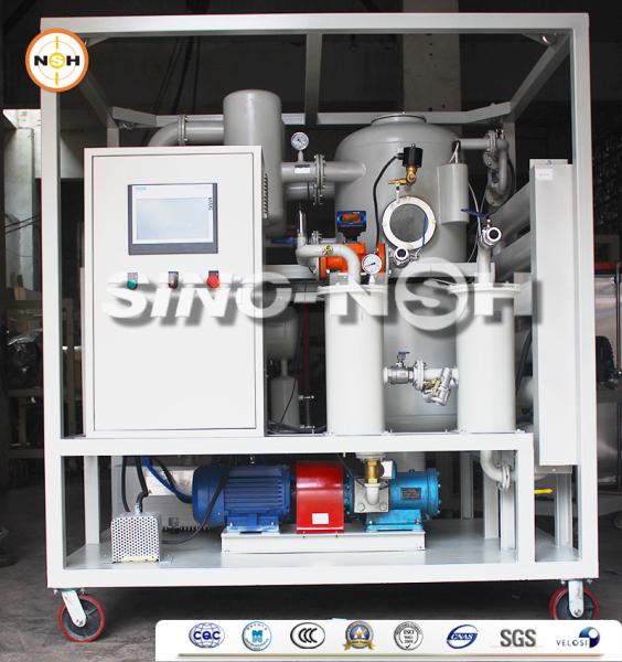 Quality Automatic Double Stage Transformer Oil Filtration Machine With PLC Control Fully Touch Screen for sale