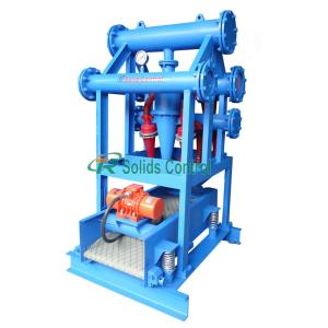 4" Cyclones Oilfield Drilling Solids Control Mud Cleaner
