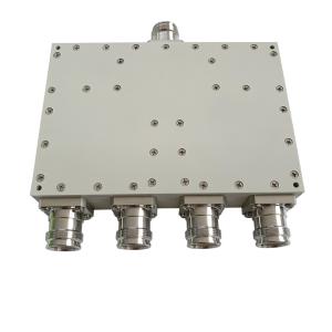 200W 4.3-10 Female 550 To 2700MHz Wilkinson 4 Way Divider