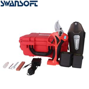 SWANSOFT Electric Pruning Shears portable cordless finger protect pruning shears