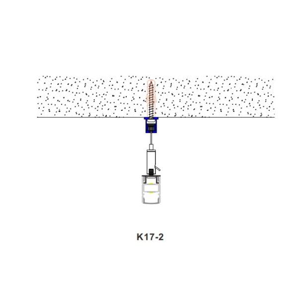 Led strip aluminum profile for Up and Down lighting Width 17mm With PC Diffuser
