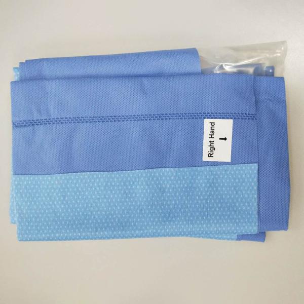 Sterile Disposable Surgical Aperture Drapes With Adhesive Tape SMS 45g