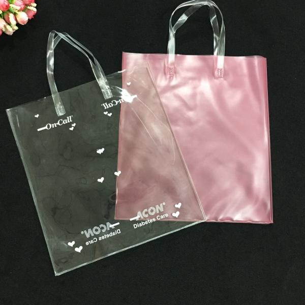 12 X 12 Clear PVC Tote Bag Quality High Clear Medium Tote