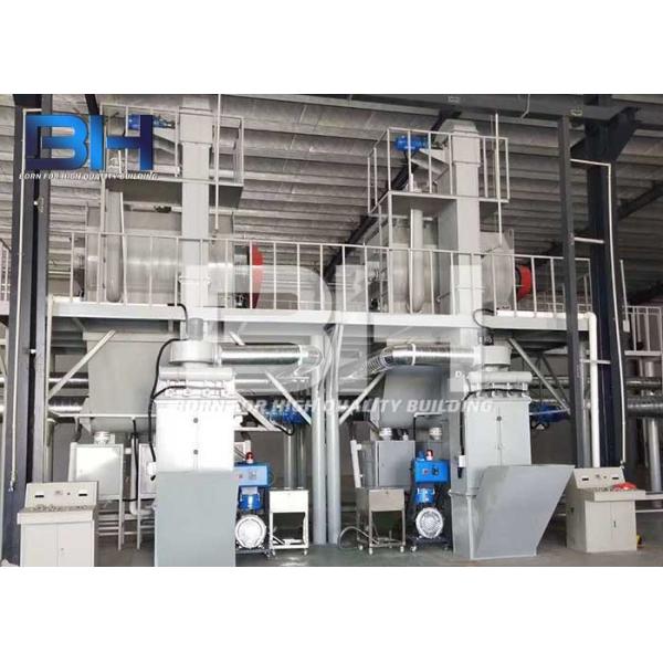 Quality Semi Automatic Tile Adhesive Machine With Twin Shaft Paddle Mixer for sale