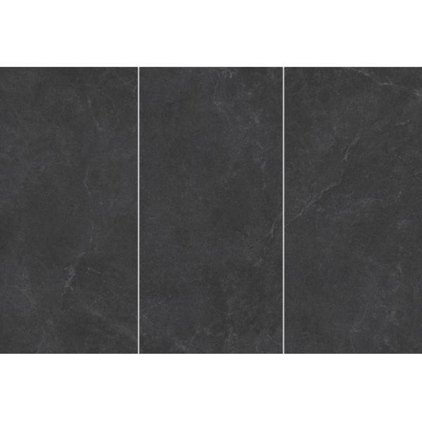 Non-Slip Dark Gray Porcelain Floor Tile 600x1200mm AAA Grade