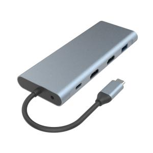 6 In 1 Usb C Hub Type C Adapter 4K HDMI 60hz Multiport Card Reader USB3.0 TF PD