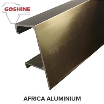 Quality Cameroon Market Standard Color Polishing Aluminium Frame Extrusion Hinge Profile To Make Doors And Windows for sale