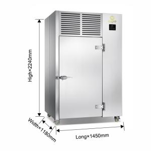 China Industrial Blast Chiller/Freezer Cabinets 2700W with 15 Trays Temperature Range 3~40℃ on sale
