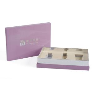 Custom Luxury Rigid Cardboard 2 Pieces Makeup Cosmetic Skincare Gift Box With