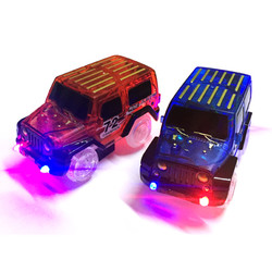 Custom LED Light Up Cars For Glow Race Track Electronic Car Toy