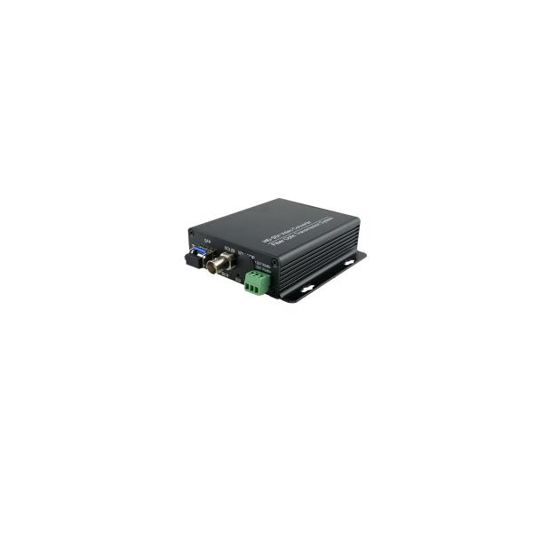 Quality 1Ch 1080P Hd-sdi fiber optical video transmitter and receiver with SDI loopout and 1Ch Reverse RS485 Data for sale