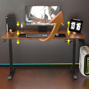 Commercial Furniture Custom Design Wood Standing Desk with Electric Height