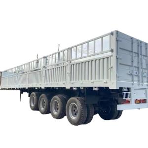 Wholesale The latest design of a car dedicated to Africa multi-use of high-strength steel manufacturing railing semi-trailer from china suppliers