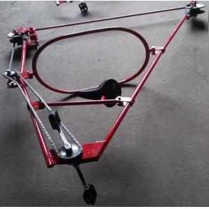 Bicycle Type Transmission Line Stringing Tools Single Line Trolley For