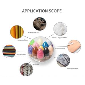 Triangle Recycled Polyester Staple Fiber PSF For Acupuncture