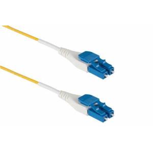 LC UPC To LC UPC Fiber Optic Cable Patch Cord Uniboot Duplex OS2 Single Mode