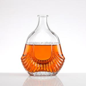 Wholesale 500ml 750ml Brandy Bottle with Aluminum Plastic PP Collar Material and Customized Cap from china suppliers
